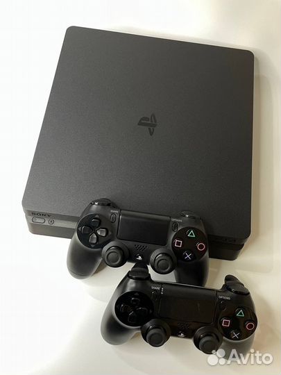 Sony PS4 fat +2 геймпада+ 100игр