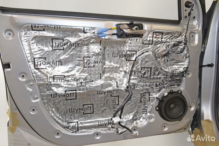 Шумоизоляция дверей Шумофф