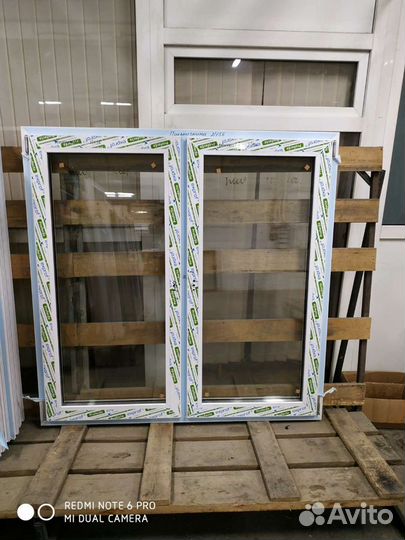 Окна пвх с двумя створками