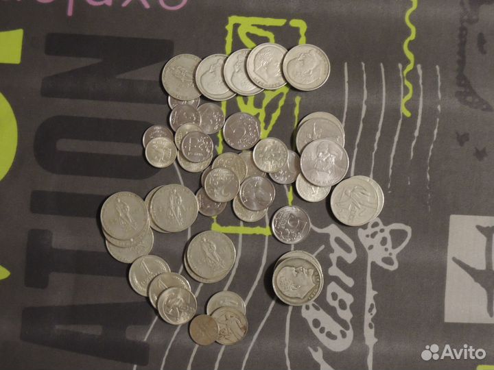 Монеты СССР, гкчп и России (обычные и юбилейные)