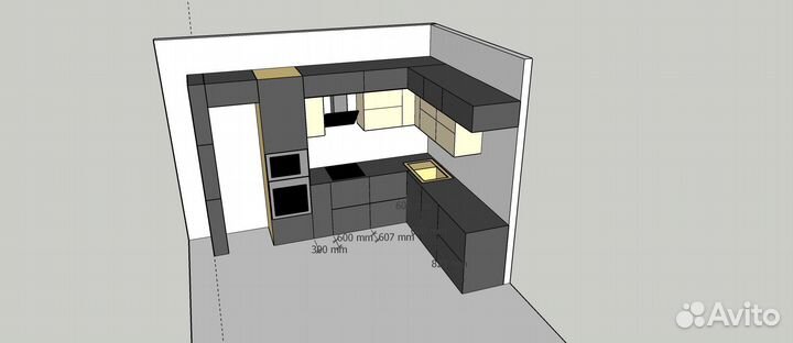 Сборка и установка кухни