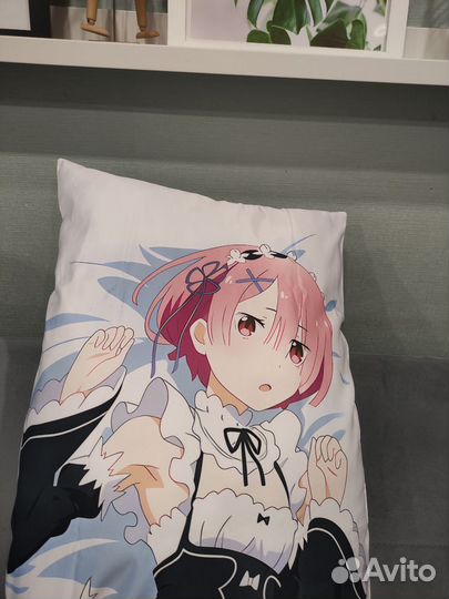 Подушка Дакимакура с наволочкой Новая 150х50см