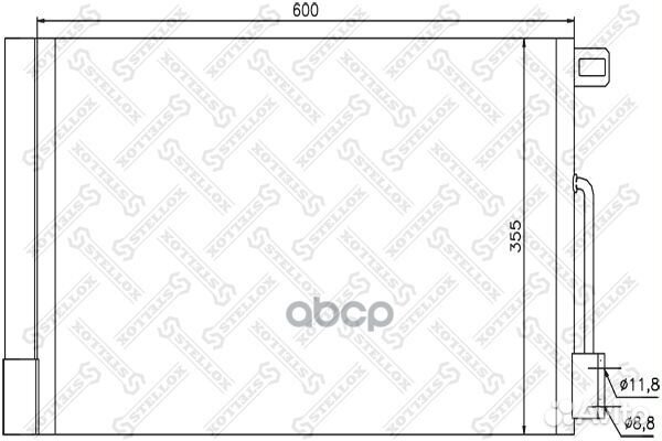 10-45416-SX радиатор кондиционера Opel Corsa