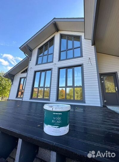 Краска для фасадных работ по дереву