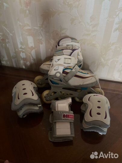 Детские ролики с защитой