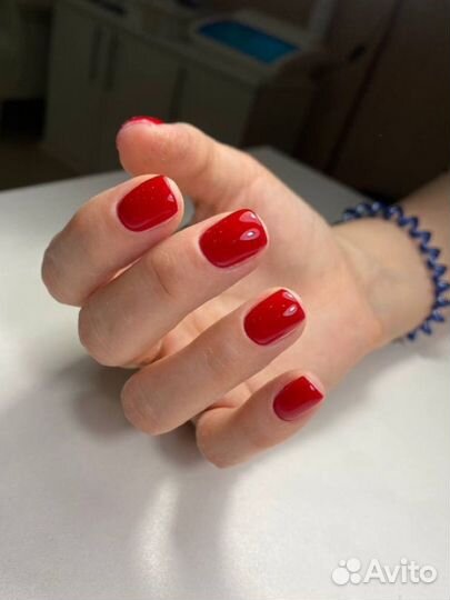 Маникюр/педикюр с покрытием