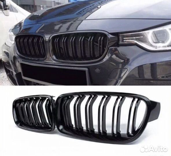 Решетки радиатора (ноздри) на BMW 3 F30
