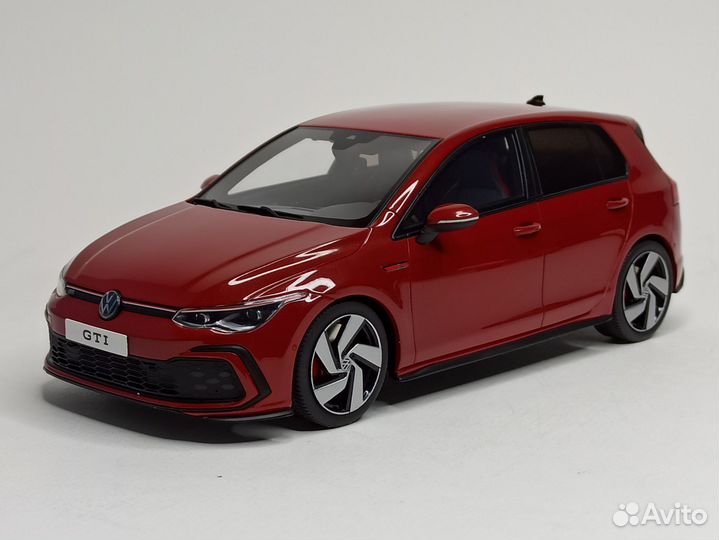 Volkswagen Golf 8 GTI 2021 Red 1:18 Otto