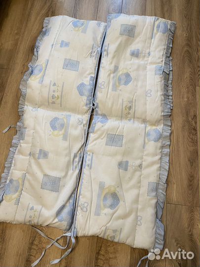 Детское постельное белье, бортики, подушка