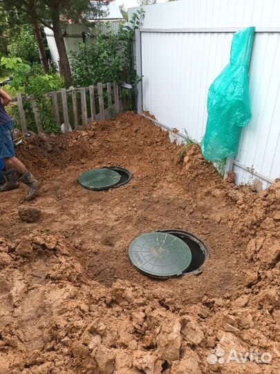 Септик под ключ из бетонных колец