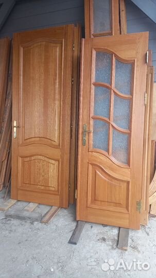 Двери межкомнатные с коробкой из ценной породы Бук