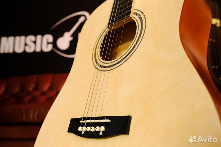 Гитара акустическая + аксессуары