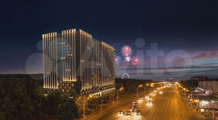 2-к. квартира, 53,2 м², 13/25 эт.