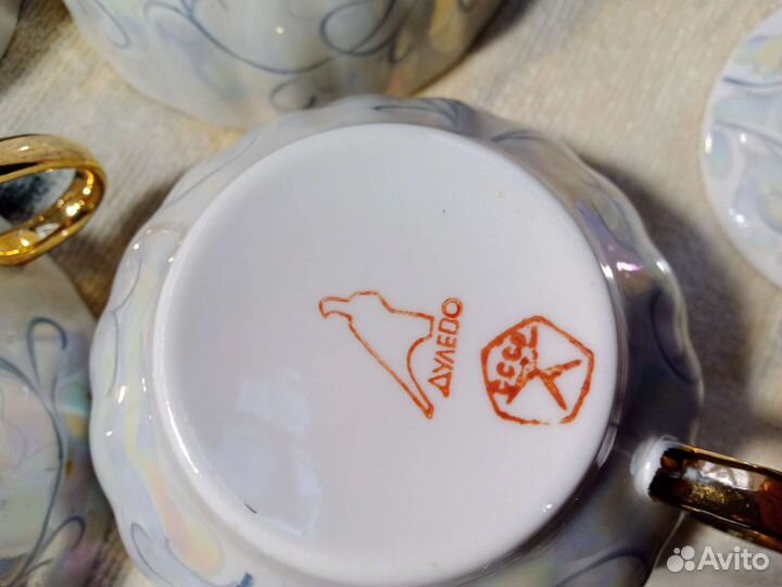 Сервиз чайный Дулево перламутр