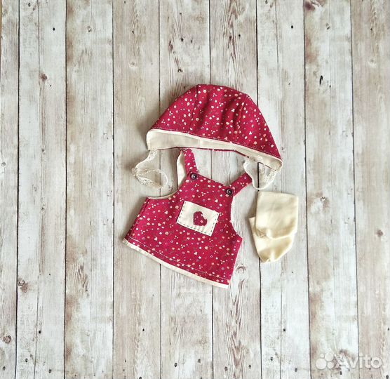 Набор одежды (Сарафан, чепчик, носочки)