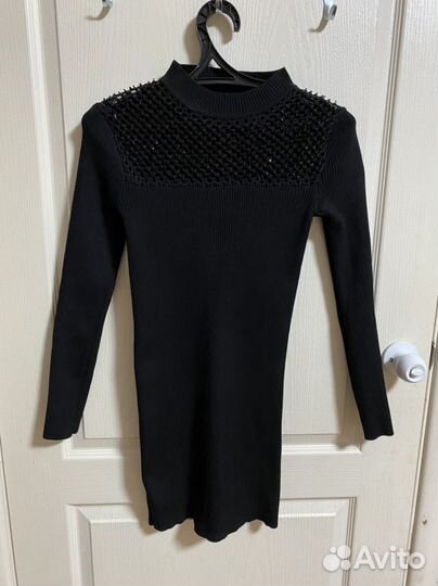 Платье рубчик новое mini