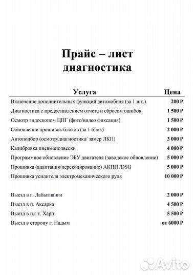 Компьютерная автодиагностика