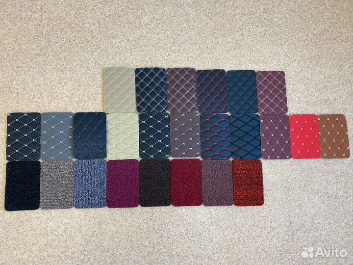 LX570/LX450d Ковер из эко кожи в багажник D9QB6