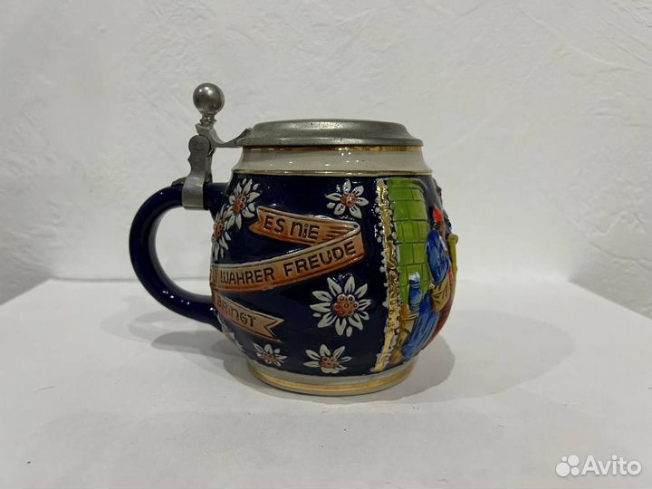 Редкая антикварная пивная кружка MRemy