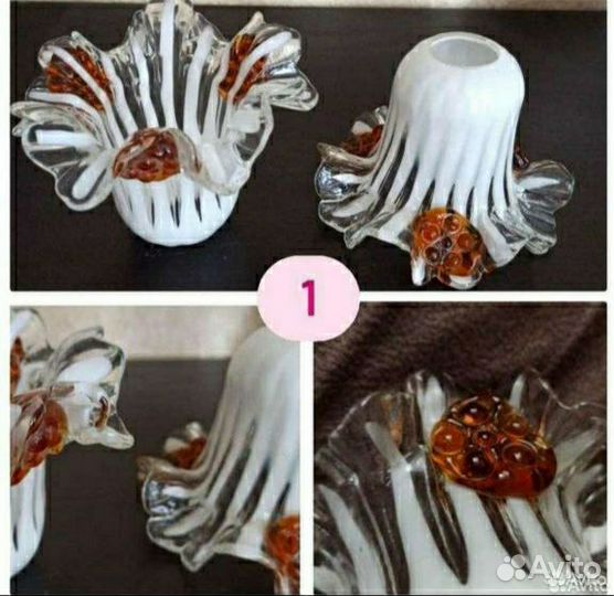 Плафоны СССР для люстры, бра много