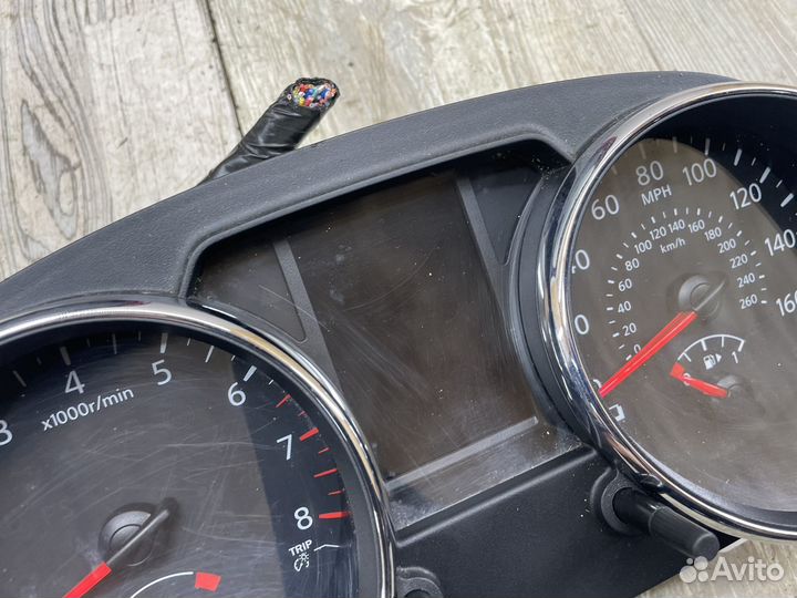 Nissan Qashqai J10 приборка щиток рестайлинг