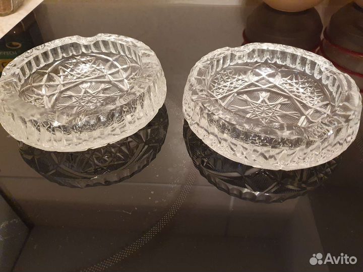 Хрустальная пепельница