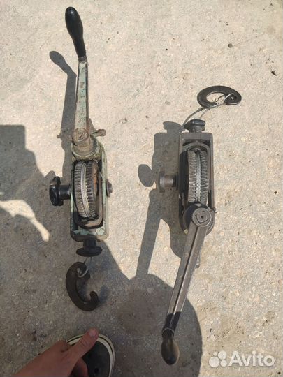 Лебедка ручная СССР