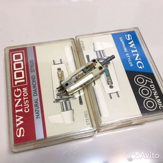 Винтажные пьезо стерео картриджи с новыми иглами