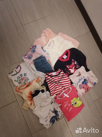 Детские вещи пакетом на девочку 98 см sweet berry