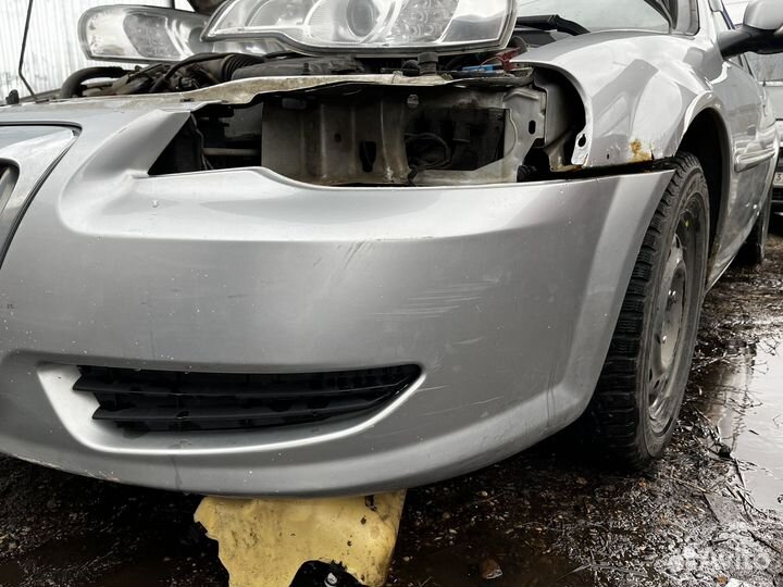 Бампер передний в Сборе решеткой Volga Siber