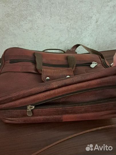 Сумка портфель натуральная кожа