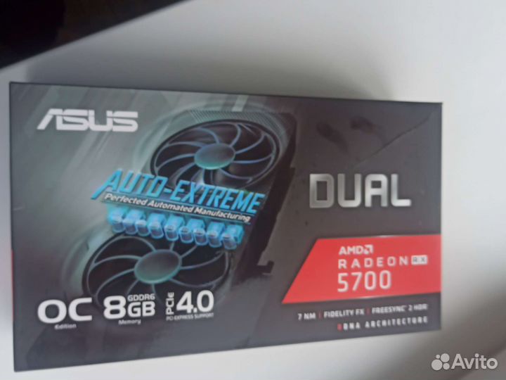 Видеокарта AMD radeon RX 5700
