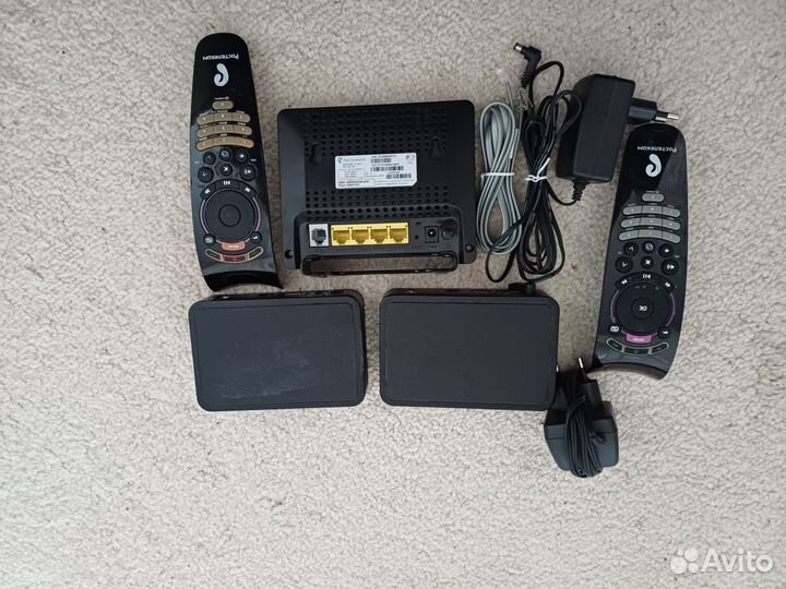 TV приставки, роутер, антенны