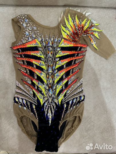 Купальник для художественной гимнастики на 140-150