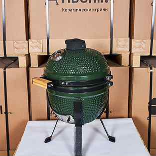 Керамический гриль Kamado HBGrill 14"/ 37см. Green