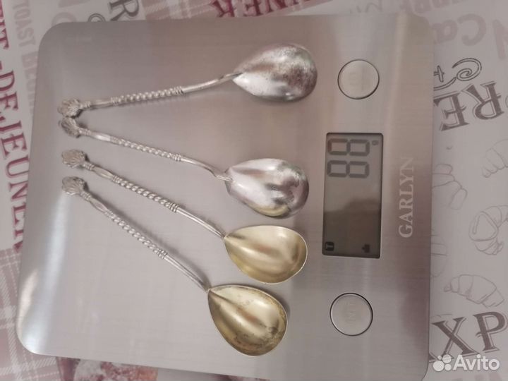 Серебряная чайная ложка СССР