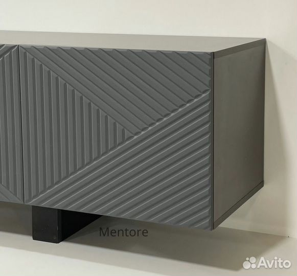 Тумба тв Bravo в цвете графит (2000х400х300 мм)