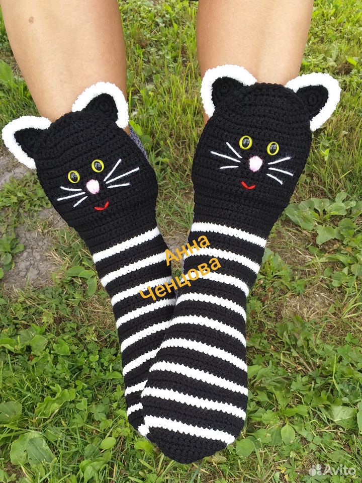Кот в носке