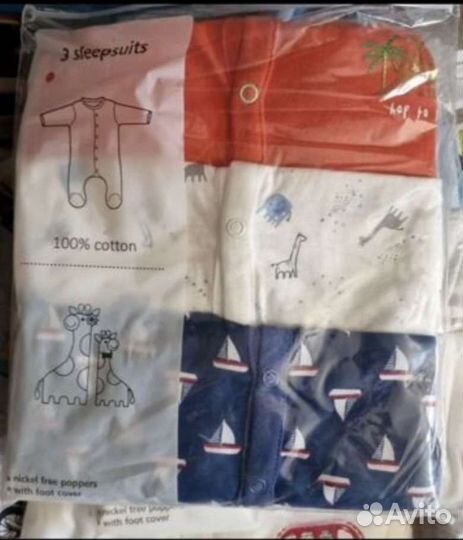 Слипы mothercare новые