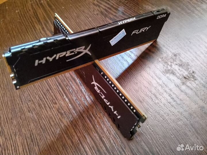 Kingston fury hyperx 8gb(x2),2400mhz