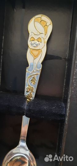 Детская ложка в футляре, Кольчугинский мельхиор