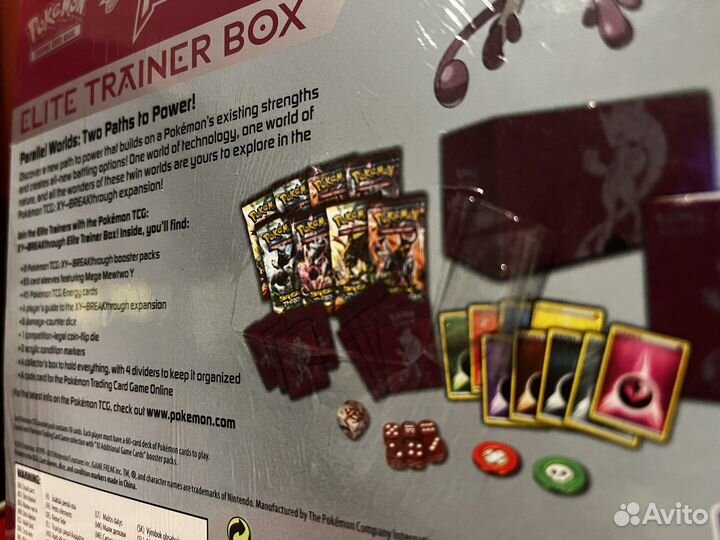 Pokemon TCG Break Trough Elite Trainer Box Mewtwo