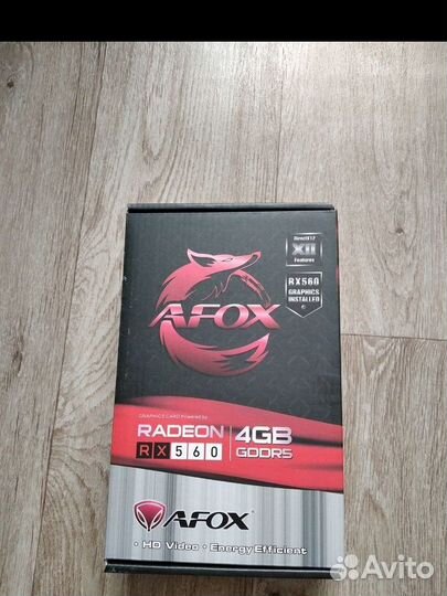 Видеокарта RX560 4gb