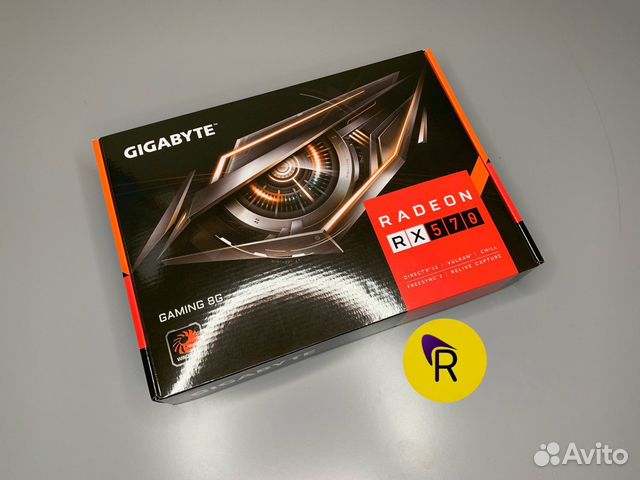 Видеокарта RX570 8GB gigabyte купить в Москве | Электроника | Авито