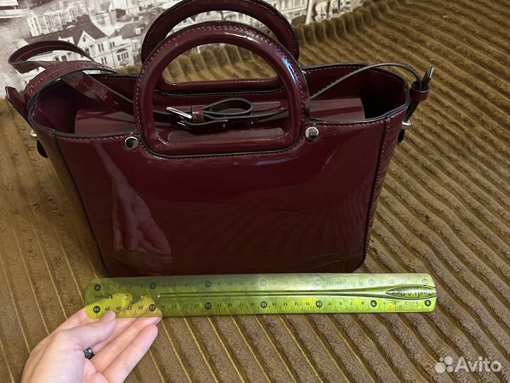 Сумка бордовая