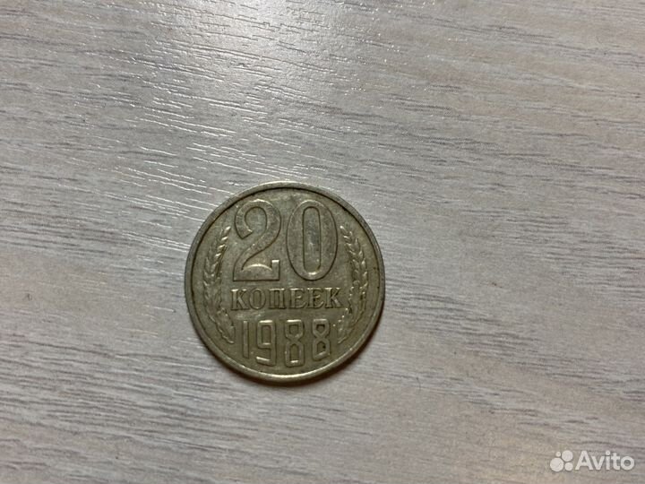 20 копеек 1988 год