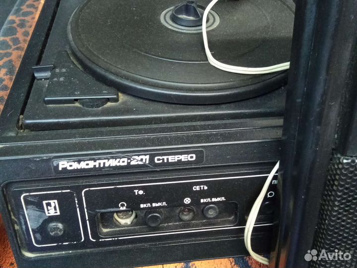Проигрыватель винила романтика 201 в разбор