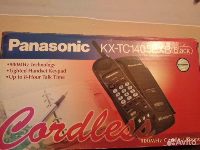 Радиотелефон Panasonic KX-TC1405BXB black черный