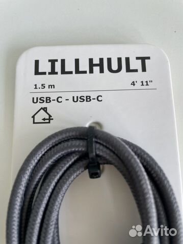 Икея Кабель с разъемом USB-C лилльхульт