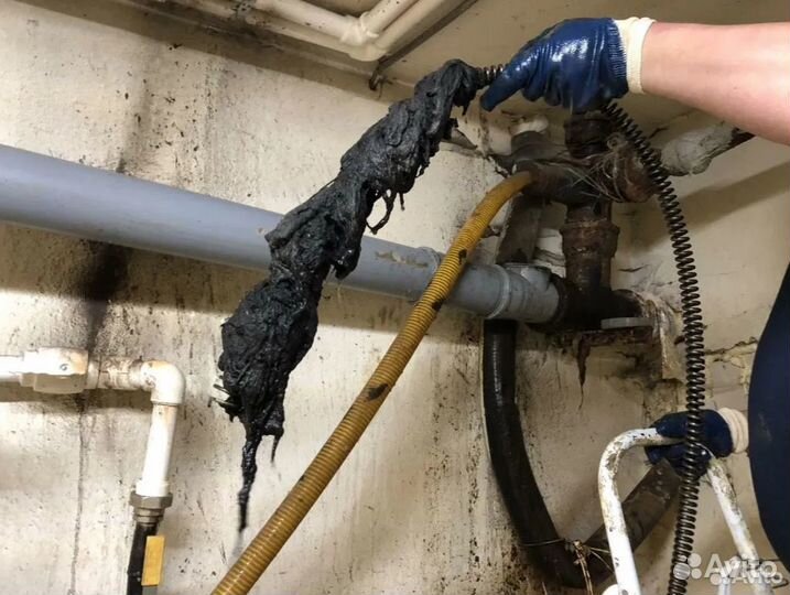 Прочистка канализации, сантехническая прочистка